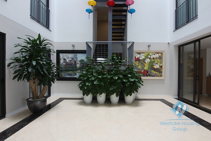 Modern apartment with one bedroom for rent in Tay Ho street, Hanoi